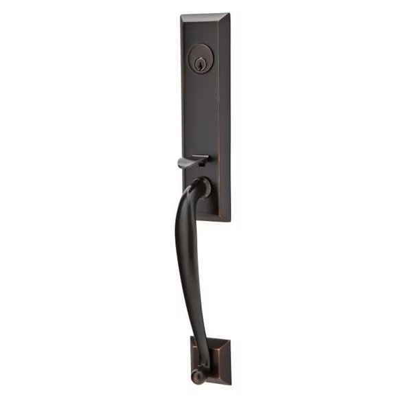 Oil Rubbed Bronze Handleset 3051GVUS10BLH, Emtek, Mfr#: 3051GVUS10BLH